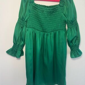 Lilly Pulitzer Emerald Green Smocked kid Dress